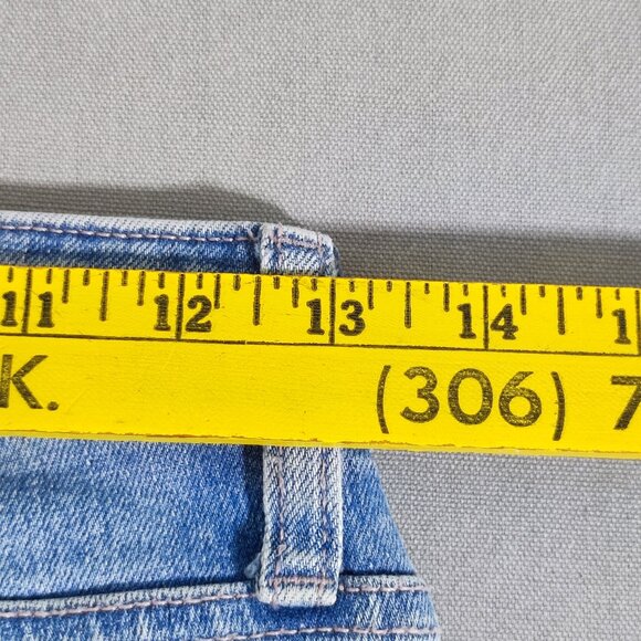 Guess Jeans women's size 26X29 hard washed denim blue sexy curve skinny mid rise - Picture 10 of 14